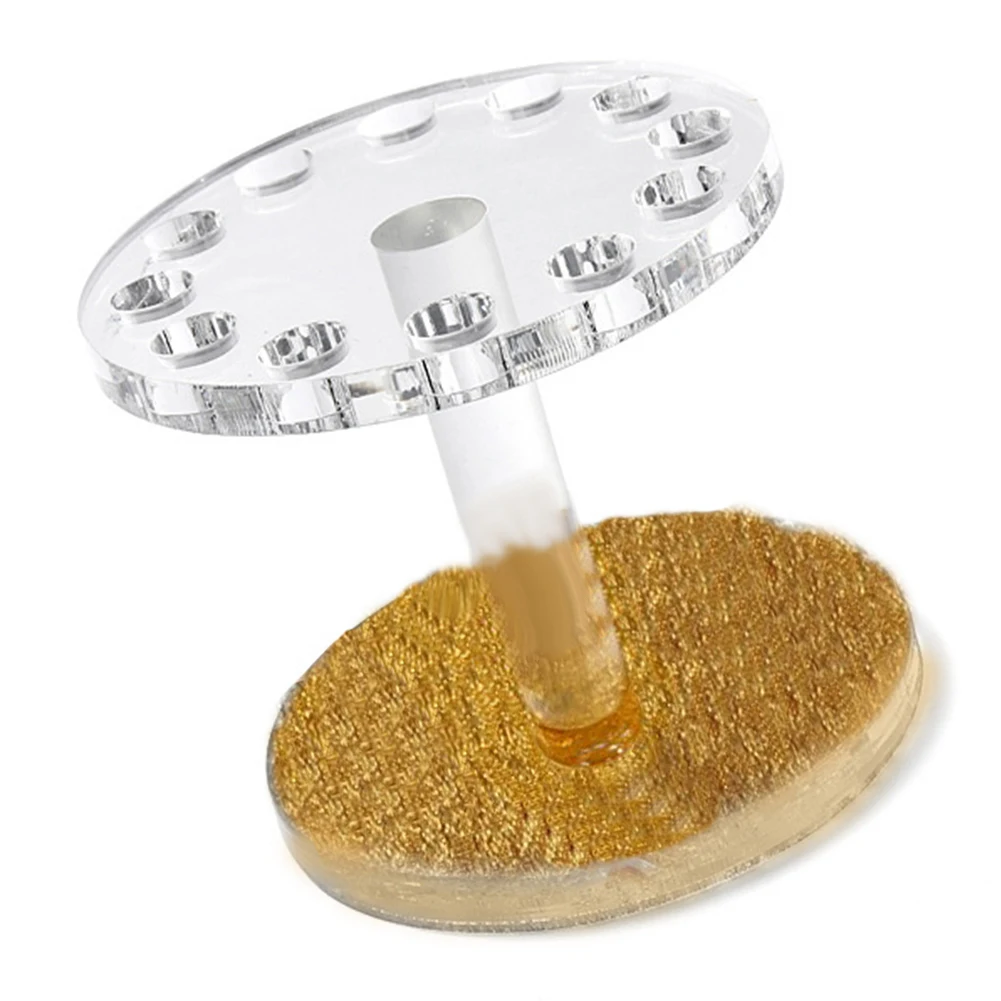 Подставка для кистей круглой формы с 12 отверстиями органайзер хранения макияжа |