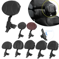 motorcycle 1set adjustable new plug in driver rider seat backrest for harley touring electra road street glide road king 97 18