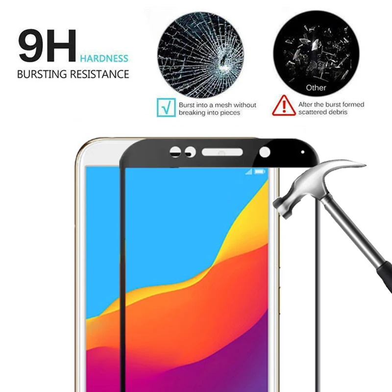 

3Pcs Tempered Glass For Honor 7a Pro 7apro Screen Protector Full Protective Film on Honor Honer 7a 7a Honor7a Pro Smartphones 9H