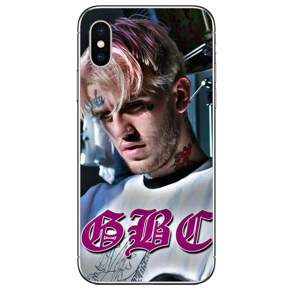 Lil Peep Bo жесткий чехол для телефона Apple iPhone 6 6s 7 8 Plus 4 4s 5 5S SE 5C Чехол XS Max XR мягкие