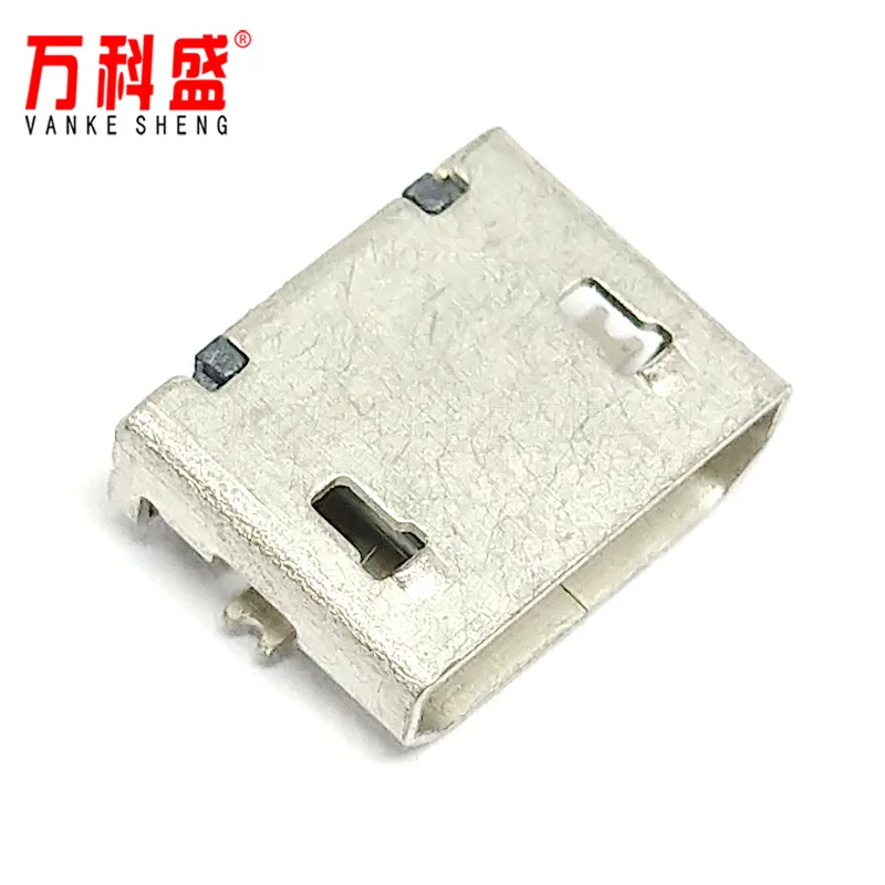 

Factory direct sales MINIUSB USB female socket MicroUSB socket MK5P Mike 5P flat mouth without edges