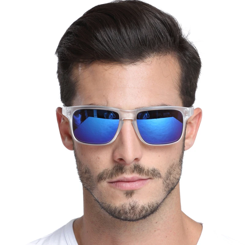 2019 солнцезащитные очки классического дизайна в прозрачной оправе мужские летние