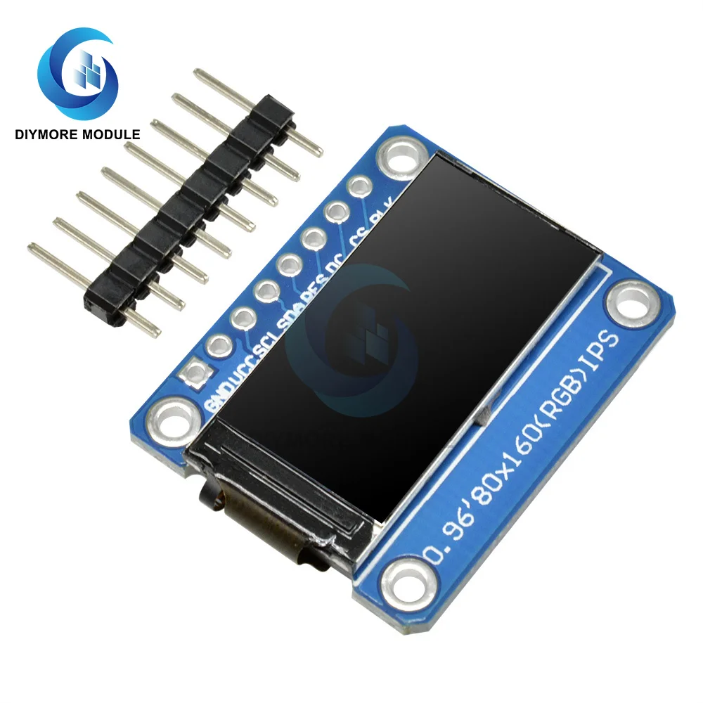 0.96 inch IPS LCD Display Module Full Color Screen ST7735S Driver SPI Serial Interface 3.3V For Arduino
