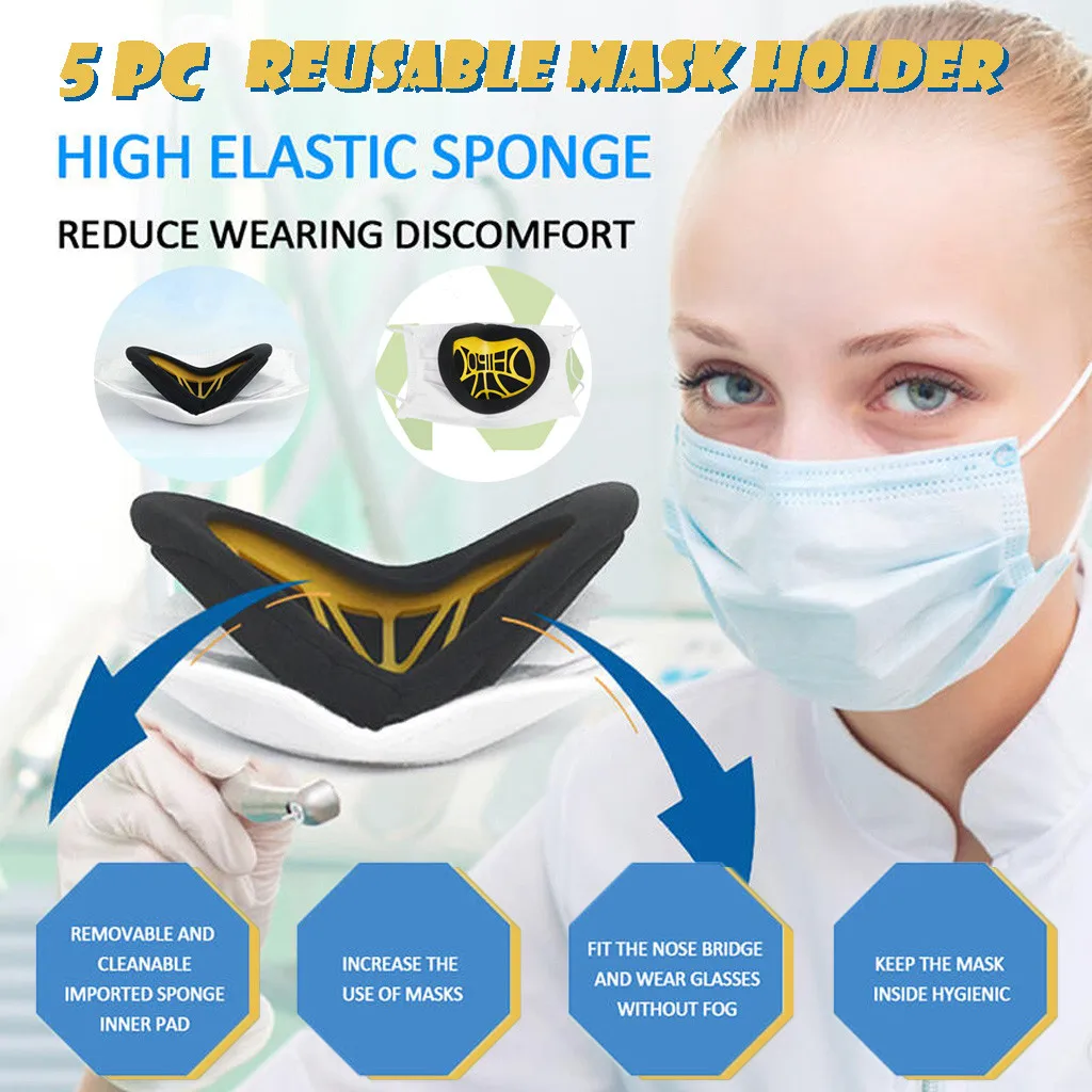 В наличии 5 шт. маска внутренняя подкладка фильтр Пыленепроницаемая держатель