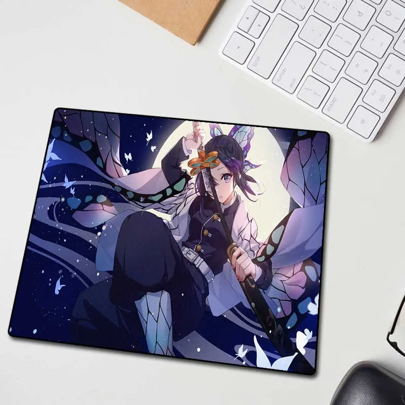XGZ популярный аниме Demon Slayer Kimetsu No Yaiba большой коврик для мыши черный компьютерного
