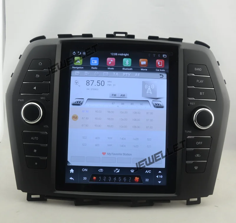 Автомобильный GPS-навигатор tesla style 6-ядерный экран 10 4 дюйма android 9 0 для Nissan Maxima 2016-2018