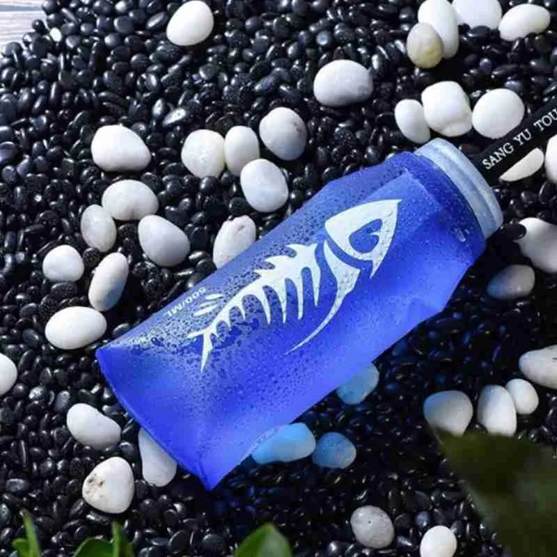 500/600 мл бутылки для воды гибкая складная сумка переносная силиконовая чашка бега