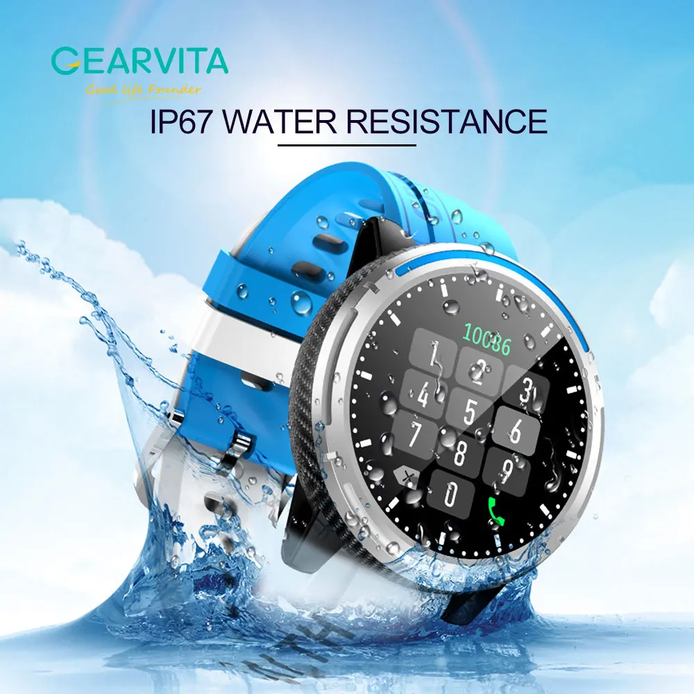GEARVITA S26 Смарт часы Bluetooth уведомления о звонках/Музыка сердечного ритма крови