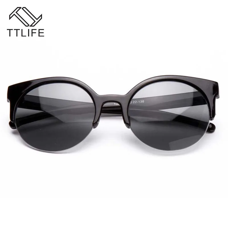 Женские солнцезащитные очки TTLIFE Oculos De Sol Feminino дизайнерские суперкруглые в стиле