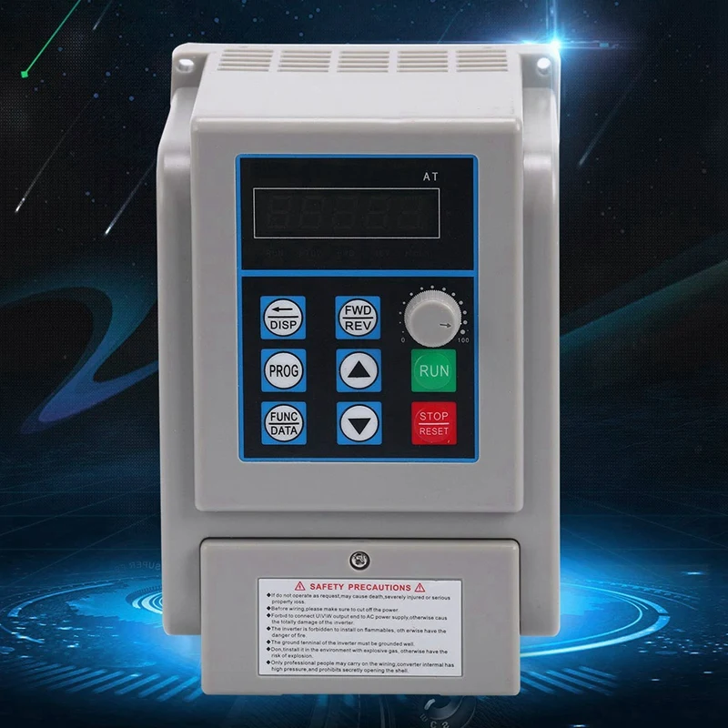 AC220V 8A 1.5KW одна фраза переменной частоты конвертер регулятор скорости