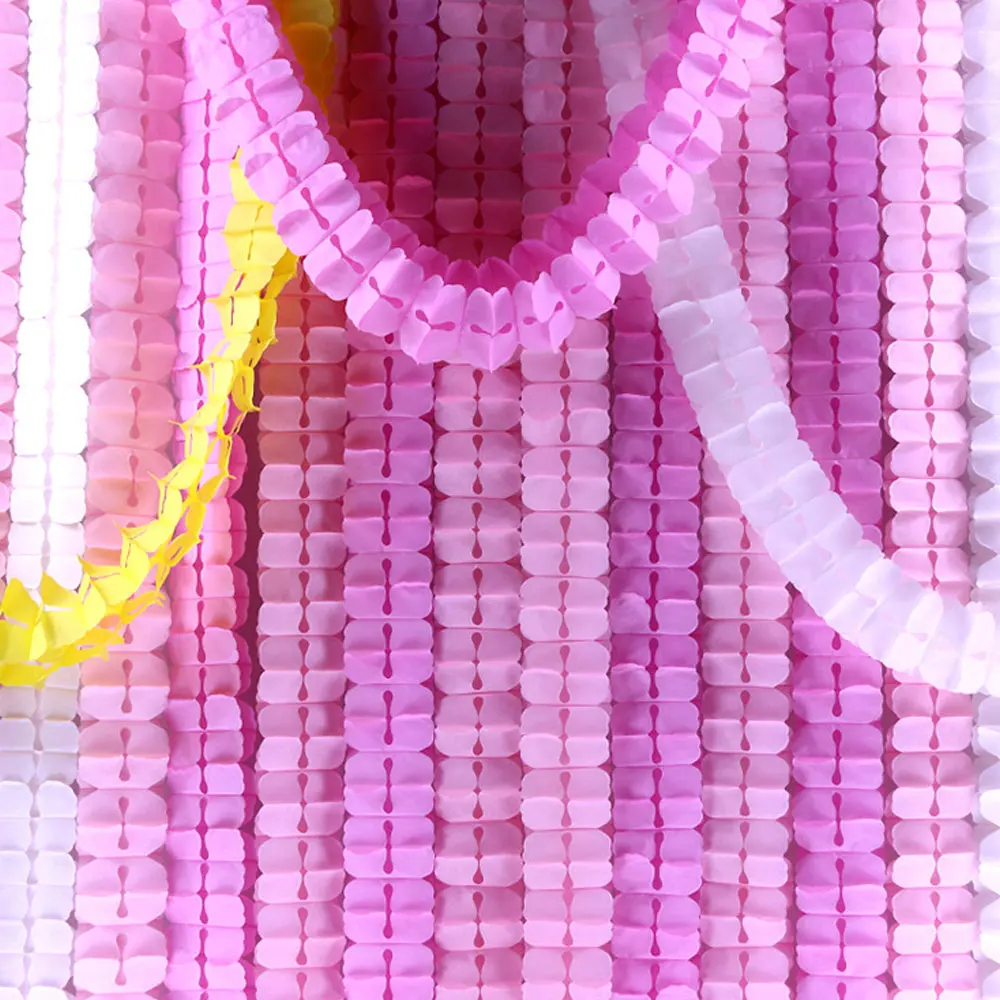 3 6 M разноцветный &quotчетырехлистник&quot бумага в виде клевера тянуть флаг гирлянды