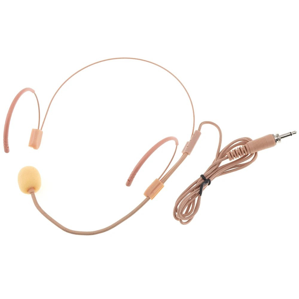 3.5mm Threaded Interface Skin Tone Capacitance Microphone with 100cm Braided Cable Fit for Lecture / Teaching Conference | Электроника