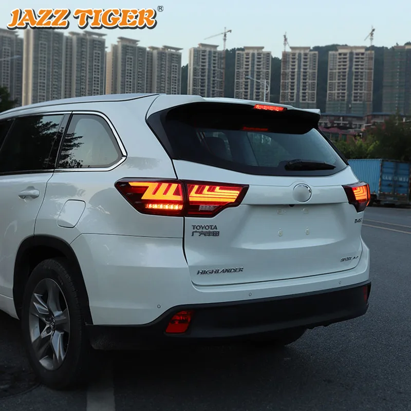 Автомобильный Стайлинг задние фонари для Toyota Highlander 2015 ~ 2018 светодиодные
