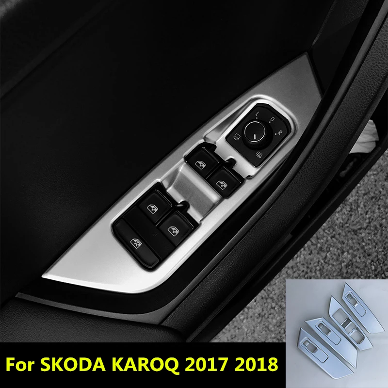 Для Skoda Karoq 2017 2018 автомобильный оконный переключатель регулировки подъема Панель