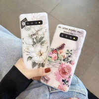 cute 3d flowers girls phone case for samsung galaxy s21 s20 s10 s10e note 20 s9 s8 10 9 8 plus lite ultra cover