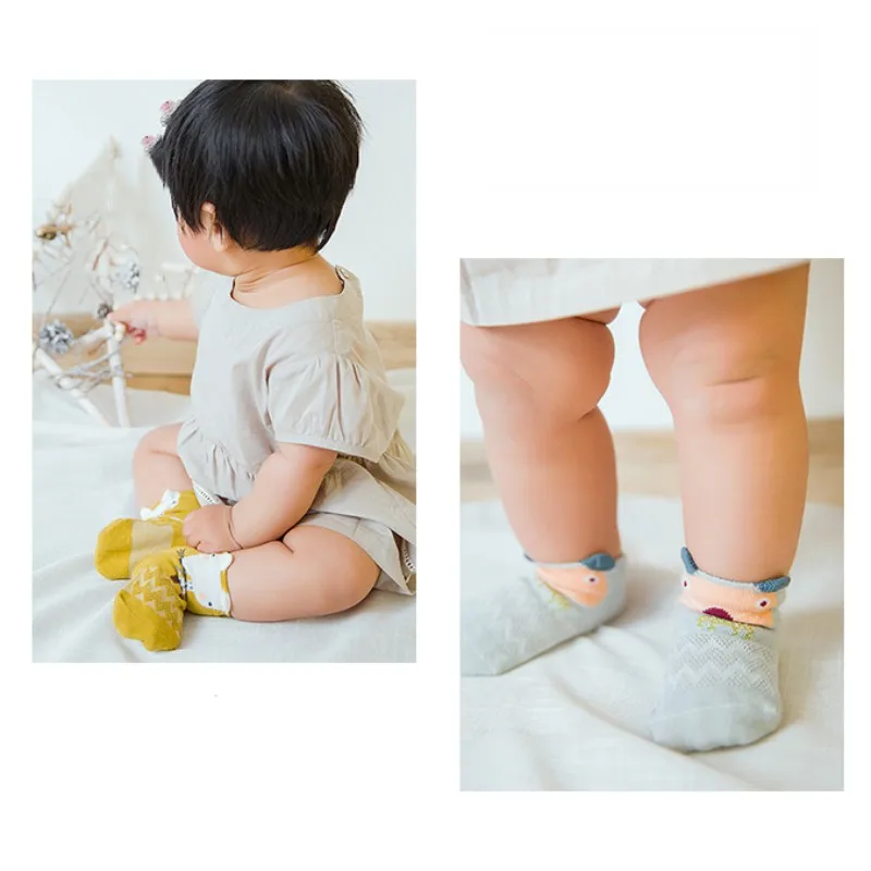 5 Pair/Set Newborn Children Sock Gift Animal Pattern Short Non-Slip Breathable |