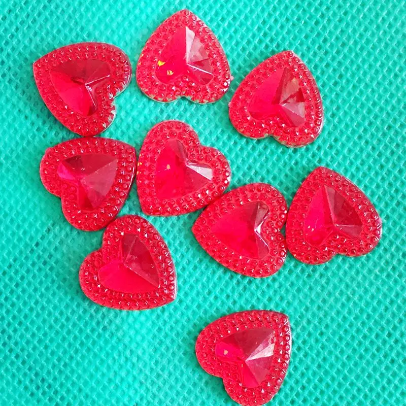Сделай Сам 30 шт. большой размер 20 мм Красный AB водяная дрель плоский персиковый