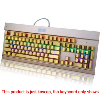 Механическая клавиатура личность DIY светильник задний keycap металлическая