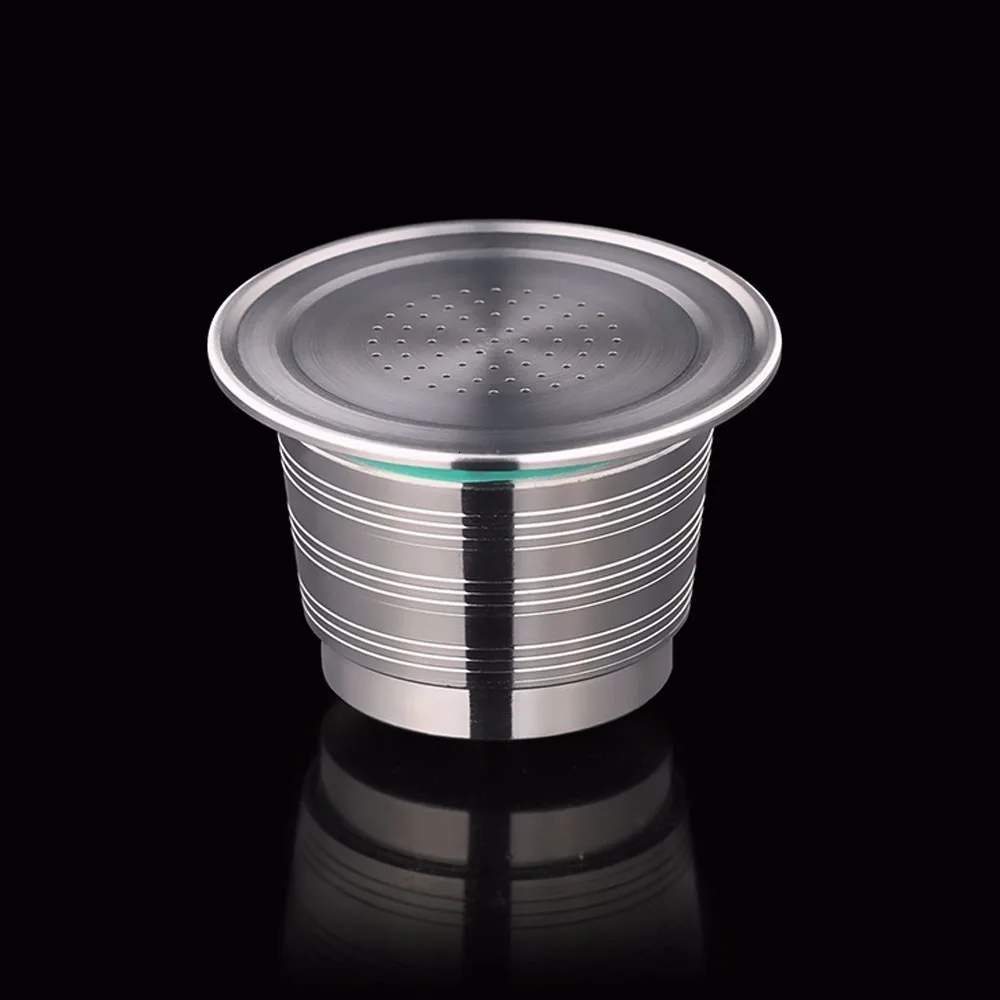 Кофемашина Nespresso из нержавеющей стали многоразовый твердый Темпер для кофе