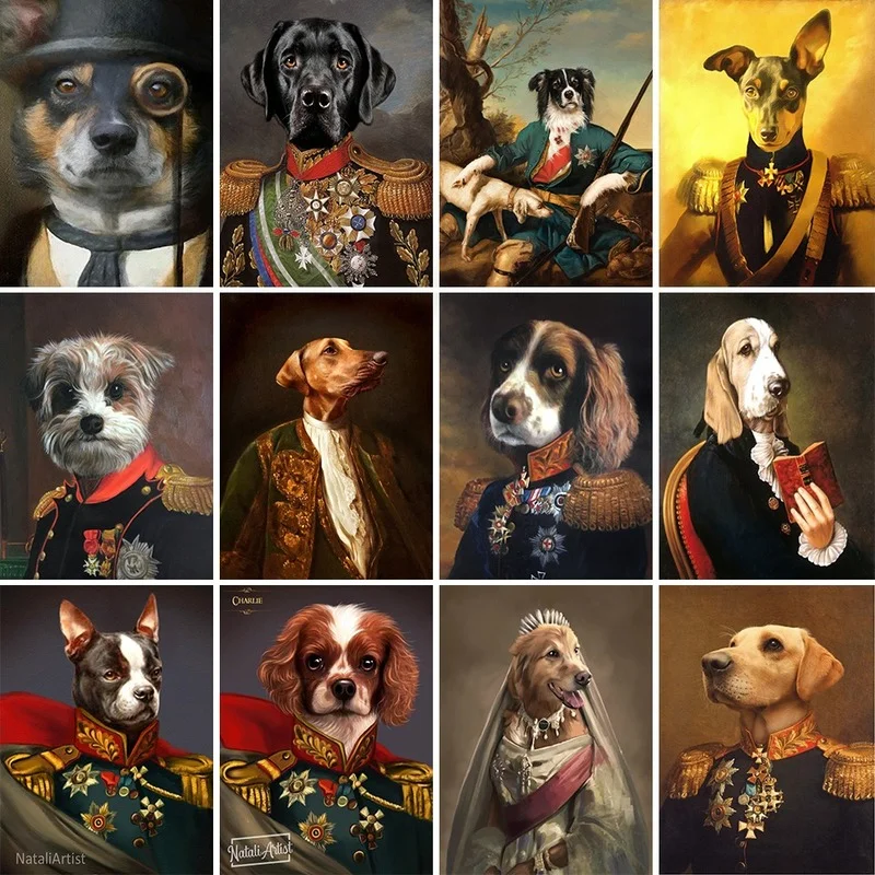 

5D Diamond Painting Dog Duke Animal Picture Full Square Round Diamond Embroidery Cross Stitch Gift Kits Home Decor Art Painting