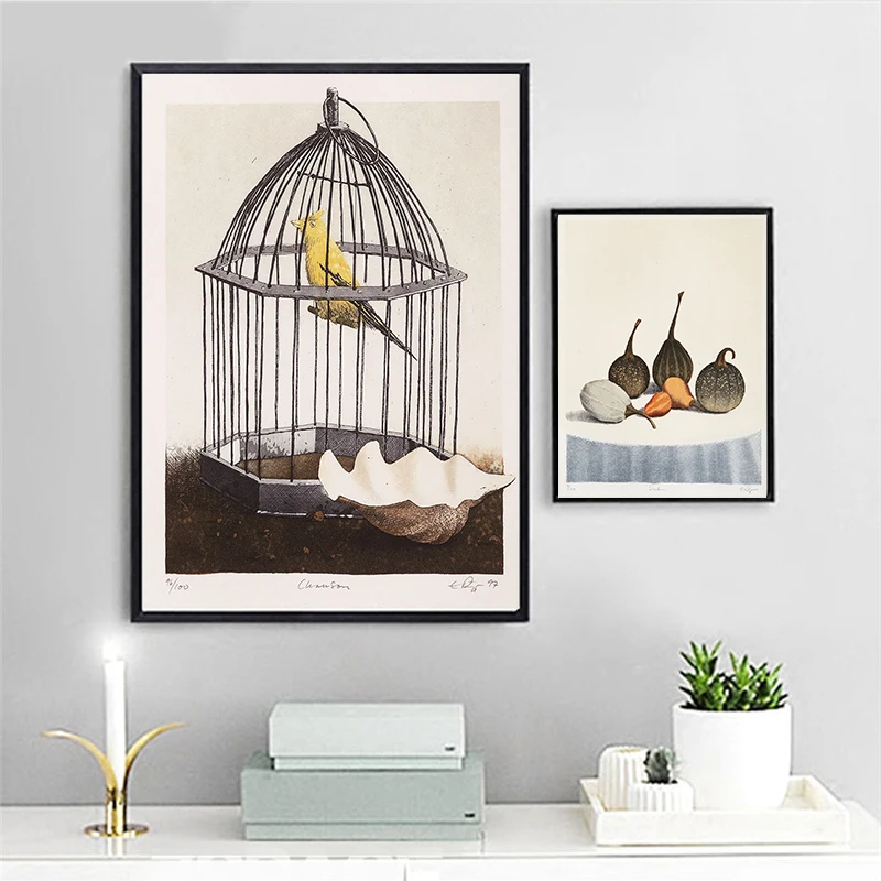 Картина на холсте с изображением фруктов и птиц | Дом сад