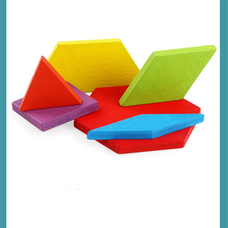 

Children's early education and intellectual puzzle hundred change geometric shape 155 piece creative shape puzzle