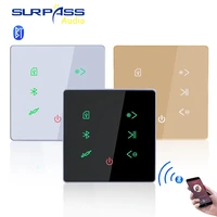 86 standard bluetooth home in wall amplifier support usbsd card panel stereo sound player smart home background music system