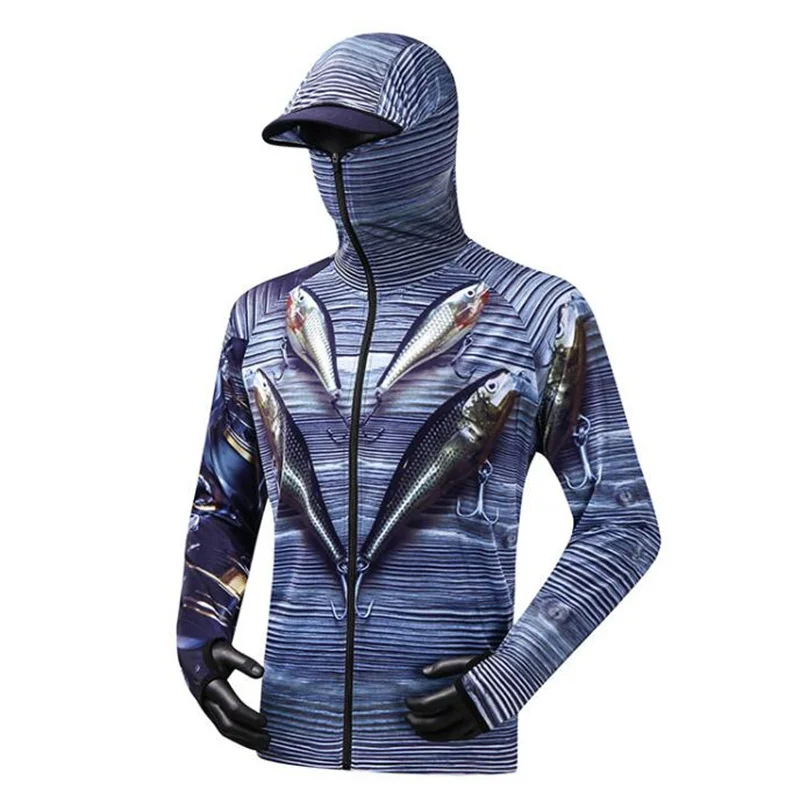 Рыболовная рубашка дышащая быстросохнущая рыболовная Джерси защита от УФ-лучей