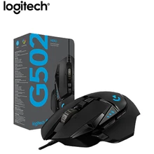 Logitech G502 HERO Professional Gaming Mouse 16000DPI Gaming Programming Mouse Adjustable Light Synchronizatio For Mouse Gamer