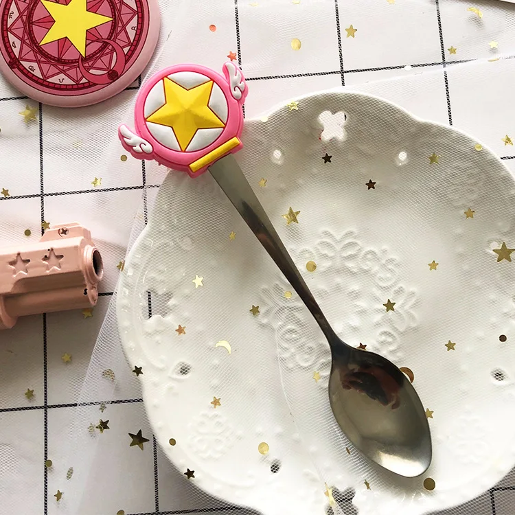 1 шт. Card Captor Sakura розовый Луна Аниме фигурки напечатанный рисунок детская одежда с