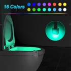 Подсветильник светильник для унитаза, 168 цветов светильник, с датчиком движения, умная, для ванной, туалета, ночная светодиодная подсветка для унитаза