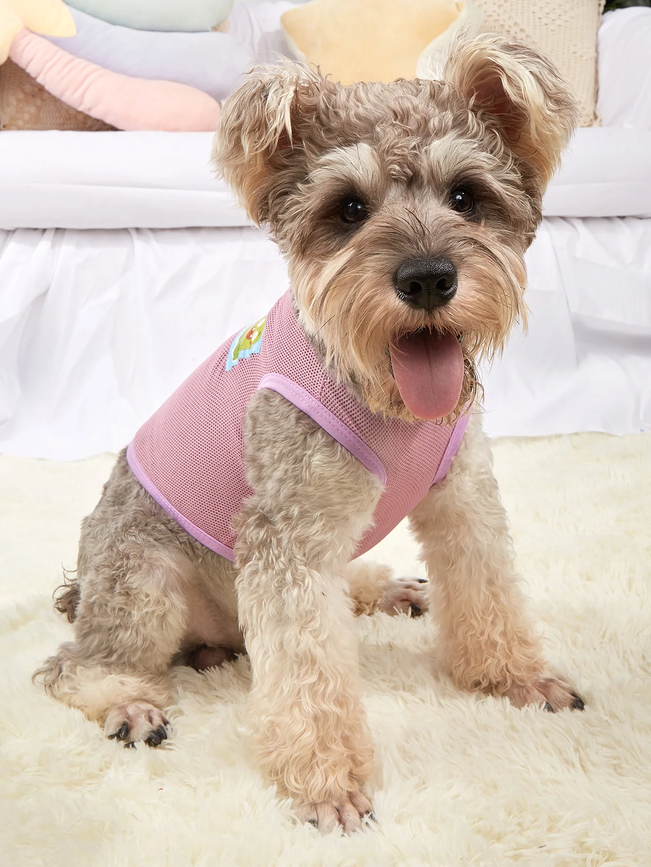 

Pet T-shirts, dog summer clothes, puppy pet clothes, cute soft vest