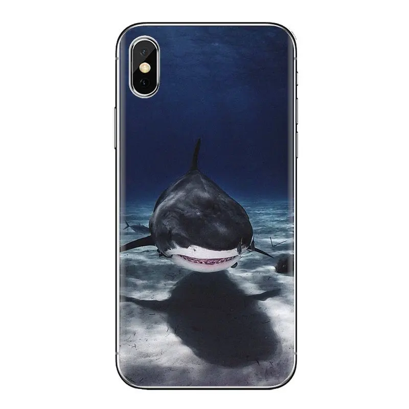 Мягкие прозрачные чехлы для Xiaomi Redmi 4A S2 Note 3 3S 4 4X5 Plus 6 7 6A Pro Pocophone F1 sharks морские