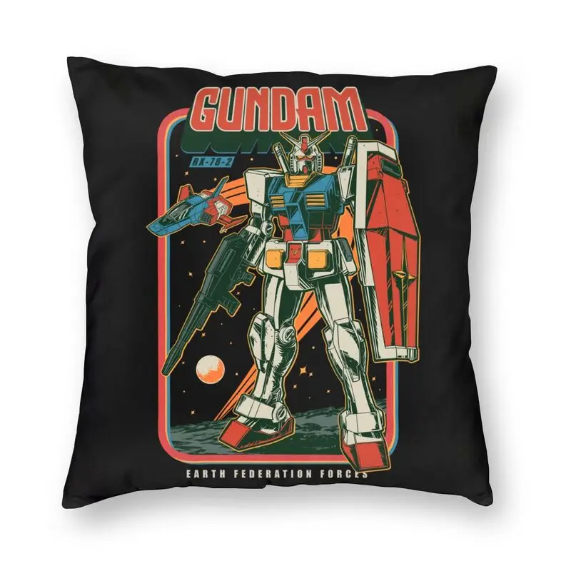 

Мягкая Наволочка для подушки Rx 78 2 Gundam, домашний декор, наволочка для подушки с аниме, манга, манга, Mecha, Gunpla, наволочка для гостиной