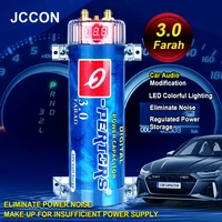 3 0 farad car audio capacitor super power amplifier subwoofer modified with lights led voltage display 3f filter capacitors