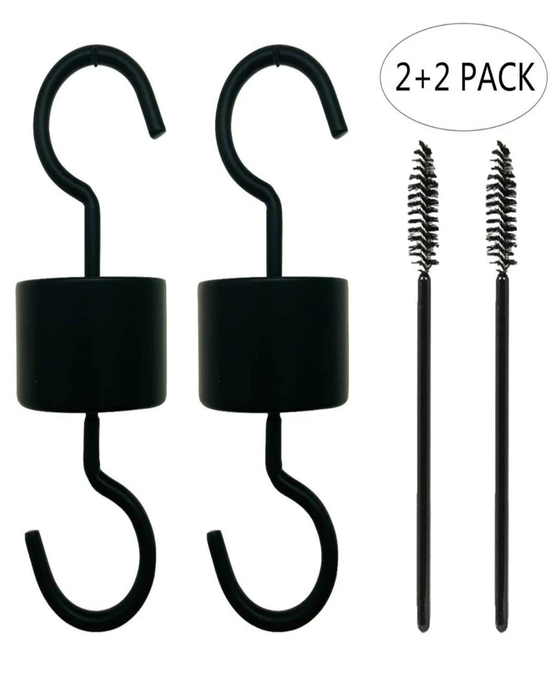 Черный металлический анти муравьиный крючок двойные крючки Кормушка Для Колибри