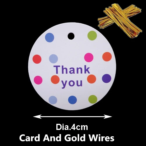 Dot Thank You Card LBSISI Life, 100 шт, печенье в виде пальцев, пакеты для печенья, белое кружево, длинный пластиковый подарок, сделай сам, крафт-карта, упаковка для капкейков, самоклеющаяся сумка - Цвет: Dot Thank You Card
