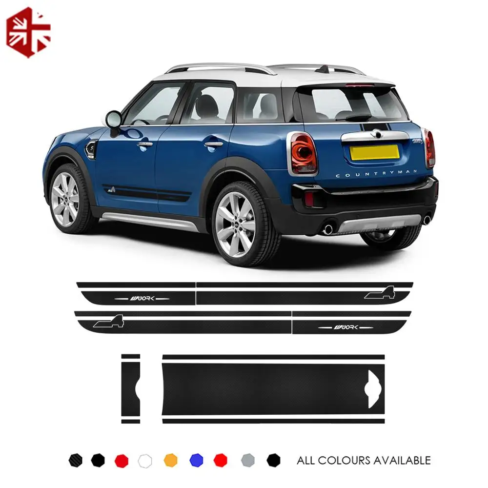 Автомобильный капот багажник двигатель задние боковые полосы юбка наклейка