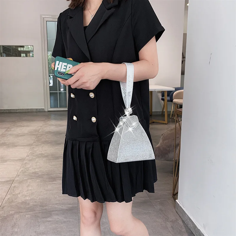 Летняя тригонометрическая Сумочка с геометрическим узором 2019 летняя свежая вода