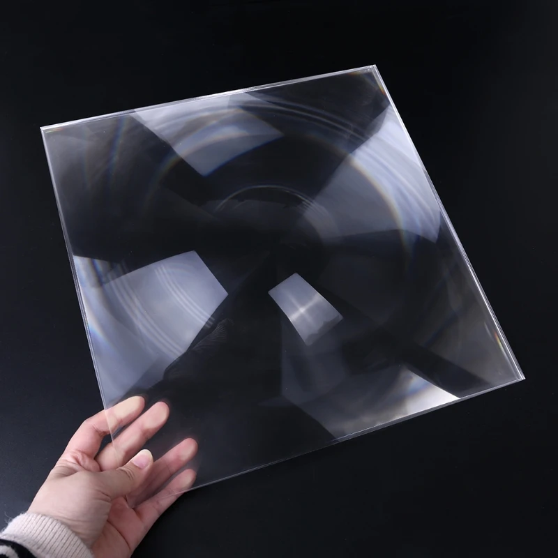 Square 300X300MM PMMA Fresnel Lens Concentrating Magnifying Glass Lenses Make Fire Tools Scientific Experiment 85AC | Инструменты