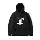 Мужской флисовый свитшот с принтом Луны, на осеньзиму