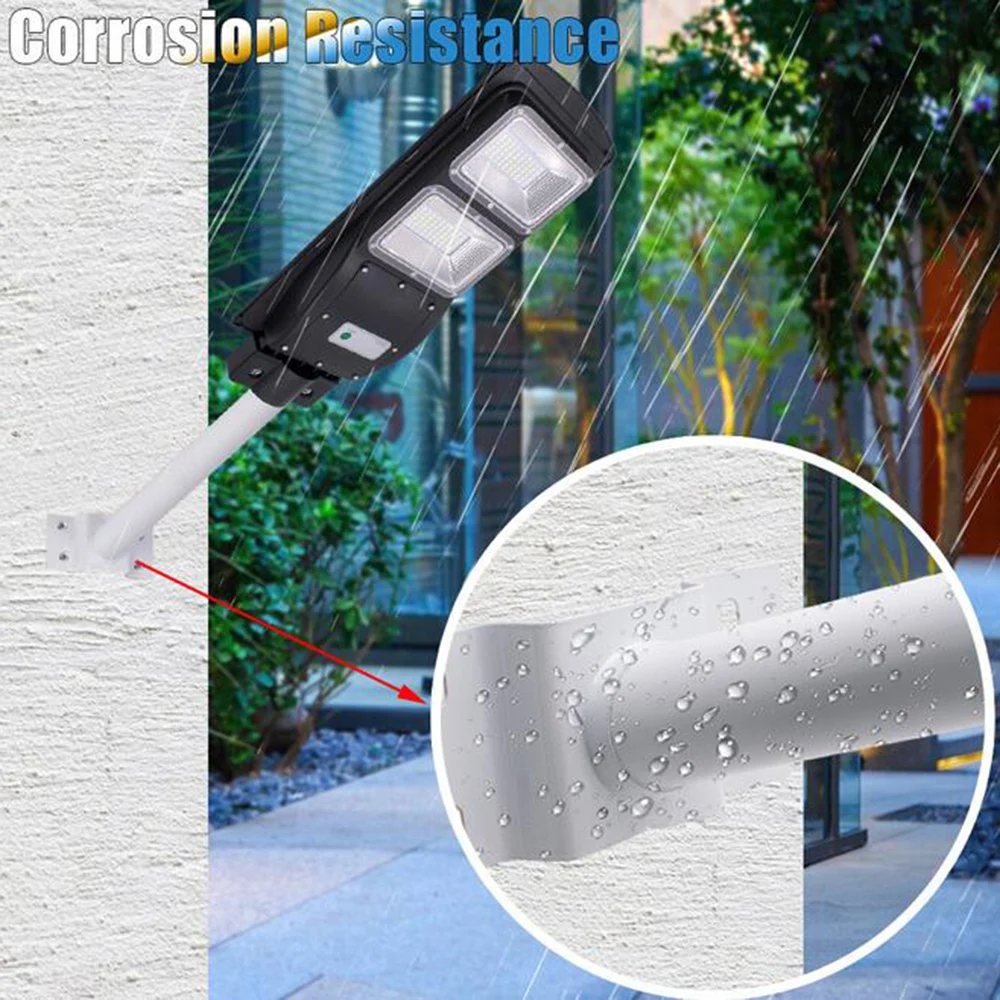 LED Solar Powered Street Light PIR Motion Sensor Wall Lamp Outdoor solar light IP67 Waterproof for Park Garden Courtyard Walkway | Лампы и