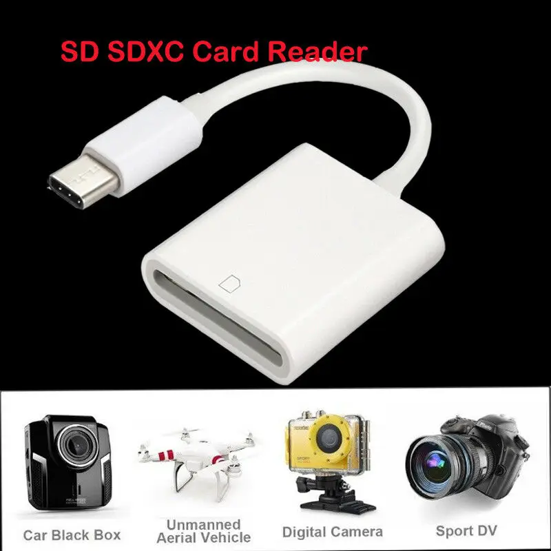 USB 3 1 Type C USB-C Micro-SD кардридер адаптер для Macbook Samsung Android | Электроника