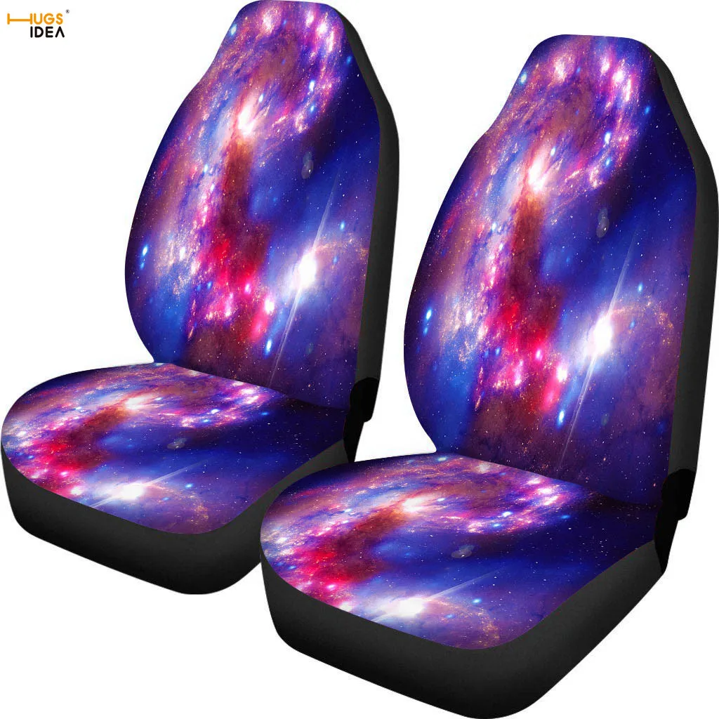 HUGSIDEA многоцветные Galaxy дизайн сиденья красочные Космос Вселенная принт SUV сиденье