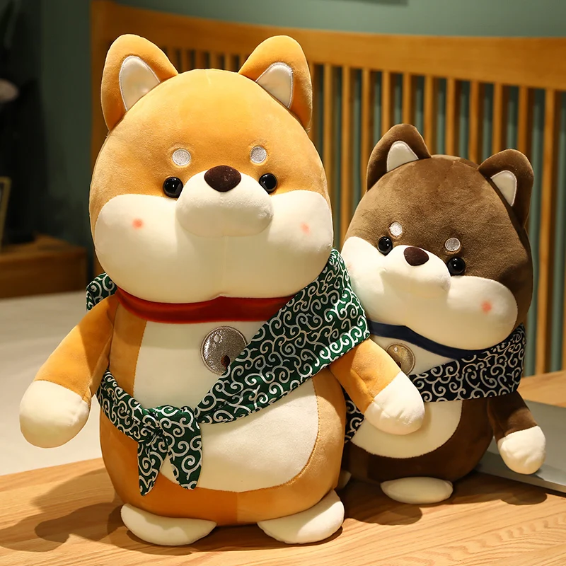 

35/45 Cute Fat Shiba Inu Dog Plush Toy Stuffed Soft Kawaii Animal Cartoon Pillow Lovely Gift for Kids Baby Children Good Quality