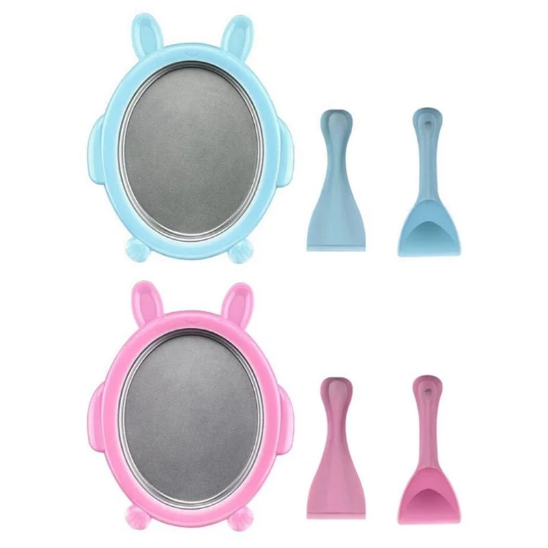 

Машина для приготовления жареного йогурта бытовой DIY приготовления мороженого в рулонах с 2 лопаточки