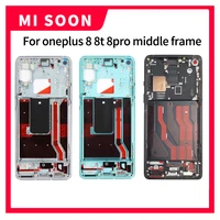 for oneplus 8 8t middle frame cover case front housing chassis phone lcd display bezel faceplate frame replacement