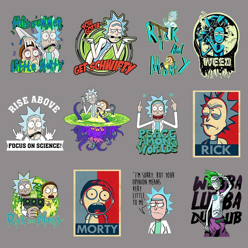 

Funny cartoon animated character pattern printing print stripe heat transfer DIY iron vinyl fusible badge on T-shirt