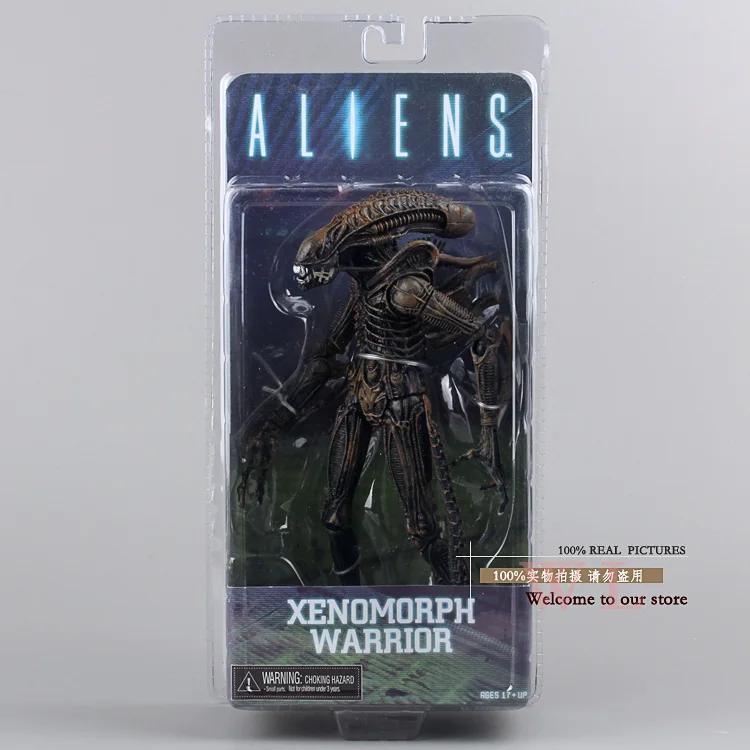 NECA ALIEN Xenomorph/Warrior/Grid Dog Alien ПВХ фигурка Коллекционная модель игрушки - Цвет: Xenomorph Warrior