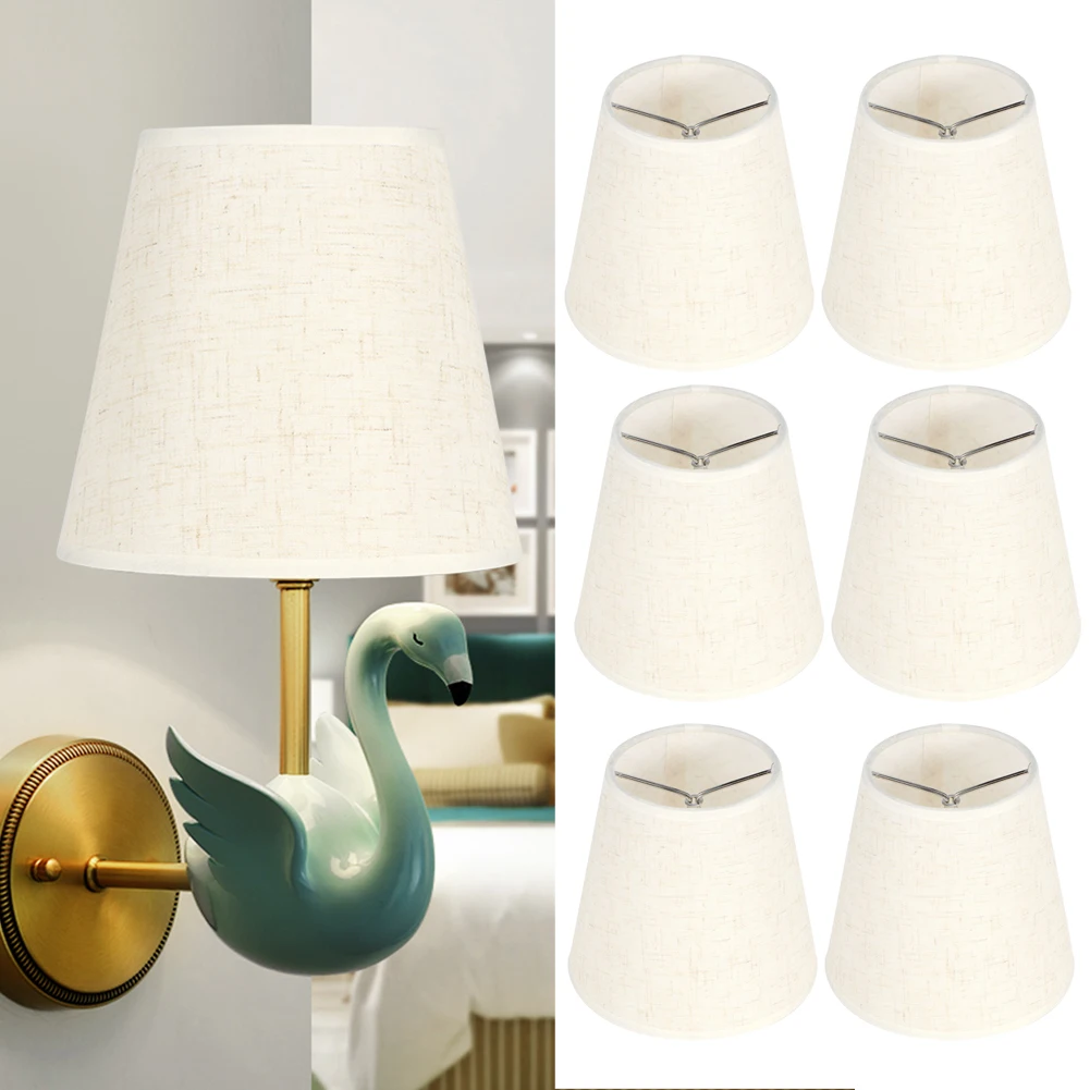 

6PCS Nordic Simple Cloth Lamp Shades Art Decor Light Shade Lampshades for E14 Wall Lamp Chandelierlampshade